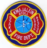 Abzeichen Fire Department Kwajalein Atoll
