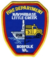 Abzeichen Fire Department Little Creek - Norfolk / US Navy