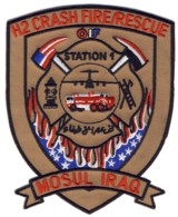 Abzeichen H2 Crash Fire Rescue Station 2 / Mosul