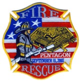 Abzeichen Fire and Rescue PENTAGON