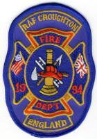 Abzeichen Fire Department RAF Croughton