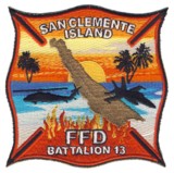 Abzeichen Crash-Fire-Rescue San Clemente Island / US Air Force