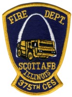 Abzeichen Fire Department Scott Air Force Base