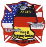 Abzeichen Fire & Emergency Service Spangdahlem Air Force Base