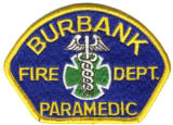 Abzeichen Fire Department Burbank / Paramedic