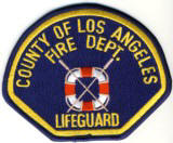 Abzeichen Fire Department Lifeguard County of Los Angeles