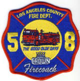 Abzeichen Fire Department Los Angeles County - Station 58