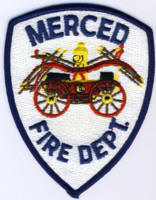 Abzeichen Fire Department Merced