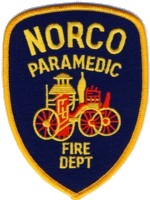 Abzeichen Fire Department Paramedic Norco