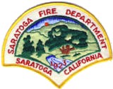 Abzeichen Fire Department Saratoga