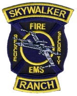 Abzeichen Fire Rescue EMS Safety Skywalker Ranch