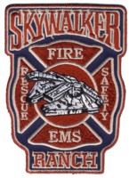 Abzeichen Fire Rescue EMS Safety Skywalker Ranch