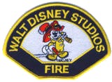 Abzeichen Fire Department Walt Disney Studios