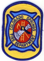 Abzeichen Fire Department Colorado Springs