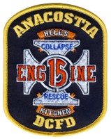 Abzeichen Fire Department District of Columbia / Engine 15 / Rescue 15