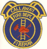 Abzeichen Fire Department Call Away