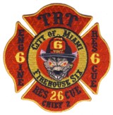 Abzeichen Fire Department City of Miami / Station 6