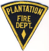 Abzeichen Fire Department Plantation