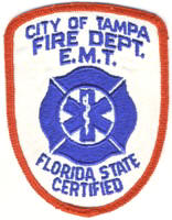 Abzeichen Fire Department City of Tampa