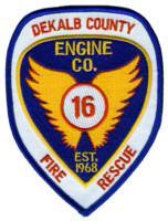 Abzeichen Fire Department DeKalb County / Company 16