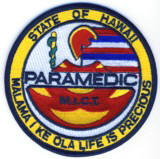 Abzeichen Paramedics State of Hawaii