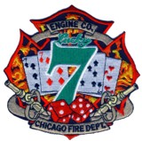 Abzeichen Fire Department Chicago / Engine Company 7