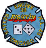 Abzeichen Fire Department Chicago / Engine Company 38
