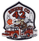 Abzeichen Fire Department Chicago / Engine Company 42
