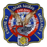 Abzeichen Fire Department Chicago / Engine Company 43