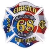 Abzeichen Fire Department Chicago / Engine Company 68