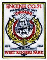 Abzeichen Fire Department Chicago / Engine Company 71