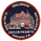 Abzeichen Fire Department Chicago Engine Company 84