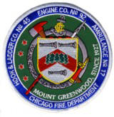 Abzeichen Fire Department Chicago / Engine Company 92