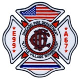 Abzeichen Fire Department Chicago / Engine Company 99