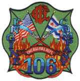 Abzeichen Fire Department Chicago / Engine Company 106
