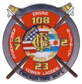 Abzeichen Fire Department Chicago / Engine Company 108