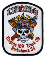 Abzeichen Fire Department Chicago / Engine Company 109