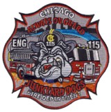 Abzeichen Fire Department Chicago / Engine Company 115