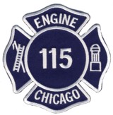 Abzeichen Fire Department Chicago / Engine Company 115