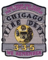 Abzeichen Fire Department Chicago / We Remember 3-3-5