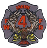 Abzeichen Fort Wayne FD / Station 4