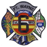 Abzeichen Fort Wayne FD / Station 6