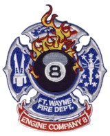 Abzeichen Fort Wayne FD / Station 8