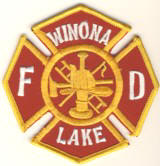 Abzeichen Fire Department Winona Lake