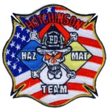 Abzeichen Fire Departmant HAZ MAT Team Hutchinson