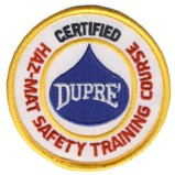 Abzeichen HAZ-MAT Safety Training Course / Industrial Fire Department Dupr