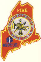 Abzeichen Fire and Rescue City of Old Town