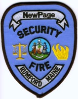 Abzeichen Security Fire Rumford