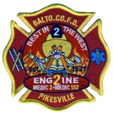 Abzeichen Fire Department Baltimore City / Engine 2 / Medic 2 / Medic 102