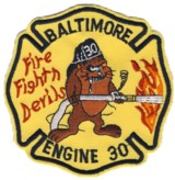 Abzeichen Fire Department Baltimore City / Engine 30
